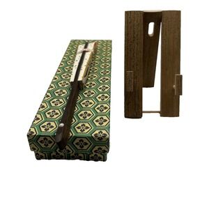Shikoku Fan Holder Bamboo Limited Edition Vintage Japan Fan Frame Stand Box